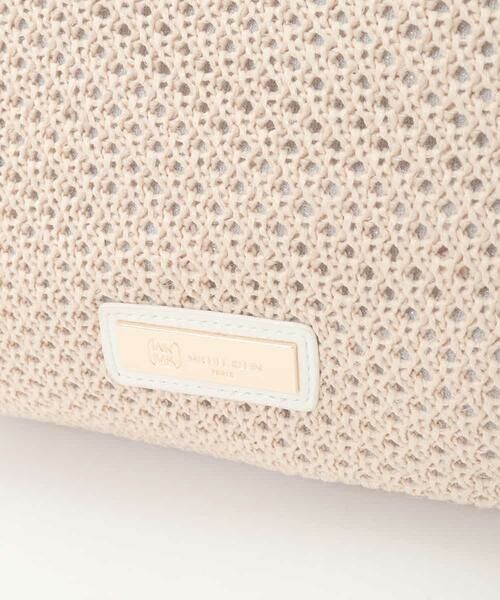 MK MICHEL KLEIN BAG / エムケーミッシェルクランバッグ トートバッグ | 【2WAY】サイドファスナーコンパクトメッシュトートバッグ | 詳細9