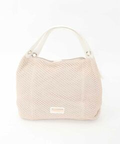 MK MICHEL KLEIN BAG / エムケーミッシェルクランバッグ トートバッグ | サイドファスナーメッシュデザイントートバッグ