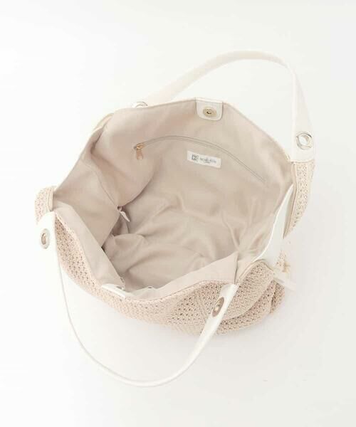 MK MICHEL KLEIN BAG / エムケーミッシェルクランバッグ トートバッグ | サイドファスナーメッシュデザイントートバッグ | 詳細1