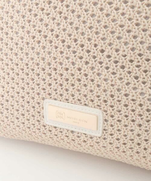 MK MICHEL KLEIN BAG / エムケーミッシェルクランバッグ トートバッグ | サイドファスナーメッシュデザイントートバッグ | 詳細8