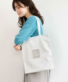 MK MICHEL KLEIN BAG / エムケーミッシェルクランバッグ トートバッグ | [軽量/A4収納可]合成皮革シンプルロゴトートバッグ