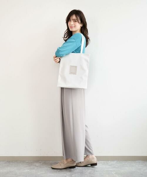 MK MICHEL KLEIN BAG / エムケーミッシェルクランバッグ トートバッグ | [軽量/A4収納可]合成皮革シンプルロゴトートバッグ | 詳細18