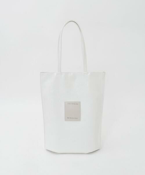 MK MICHEL KLEIN BAG / エムケーミッシェルクランバッグ トートバッグ | [軽量/A4収納可]合成皮革シンプルロゴトートバッグ | 詳細9