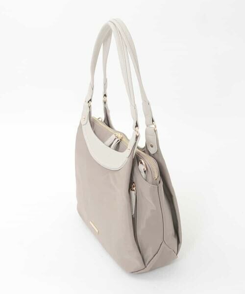 MK MICHEL KLEIN BAG / エムケーミッシェルクランバッグ トートバッグ | 【2WAY】配色ポイントセパレートデザインバッグ | 詳細1