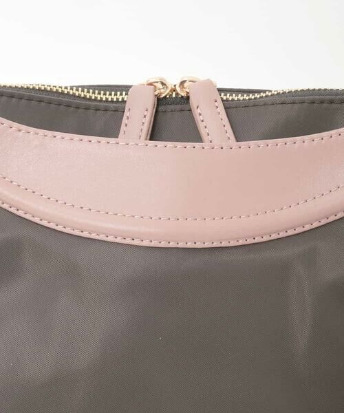 MK MICHEL KLEIN BAG / エムケーミッシェルクランバッグ トートバッグ | 【2WAY】配色ポイントセパレートデザインバッグ | 詳細10