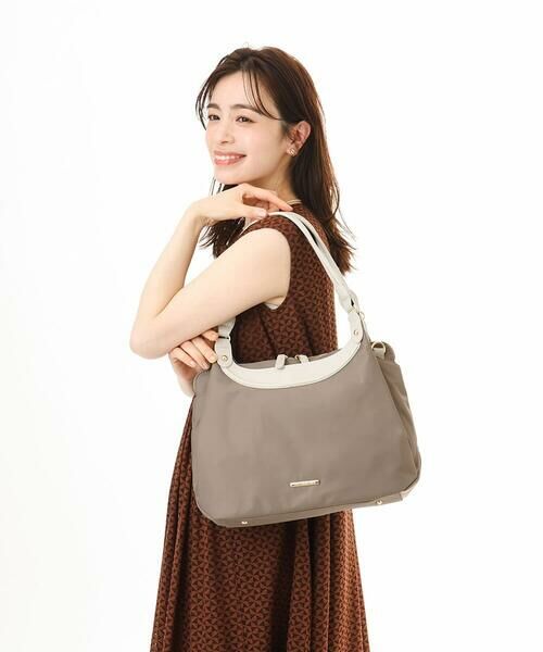 MK MICHEL KLEIN BAG / エムケーミッシェルクランバッグ トートバッグ | [2WAY]配色ポイントセパレートデザインバッグ | 詳細15