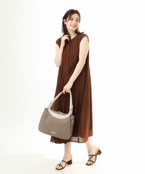 MK MICHEL KLEIN BAG / エムケーミッシェルクランバッグ トートバッグ | [2WAY]配色ポイントセパレートデザインバッグ | 詳細17
