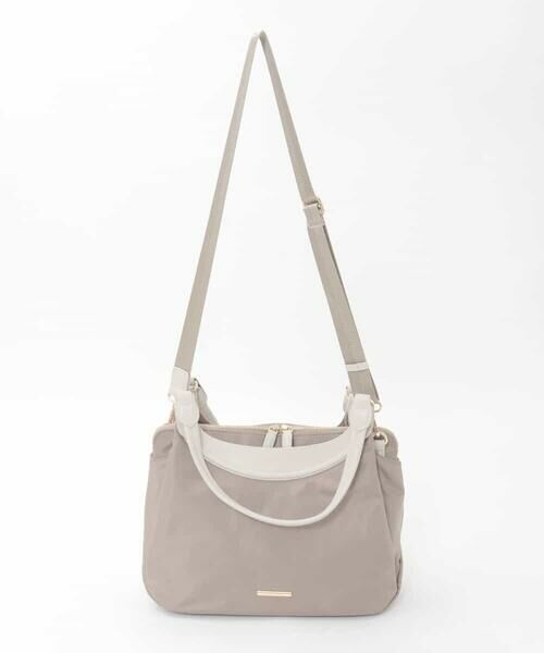 MK MICHEL KLEIN BAG / エムケーミッシェルクランバッグ トートバッグ | 【2WAY】配色ポイントセパレートデザインバッグ | 詳細3