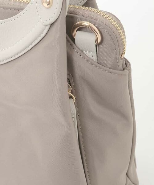 MK MICHEL KLEIN BAG / エムケーミッシェルクランバッグ トートバッグ | 【2WAY】配色ポイントセパレートデザインバッグ | 詳細5