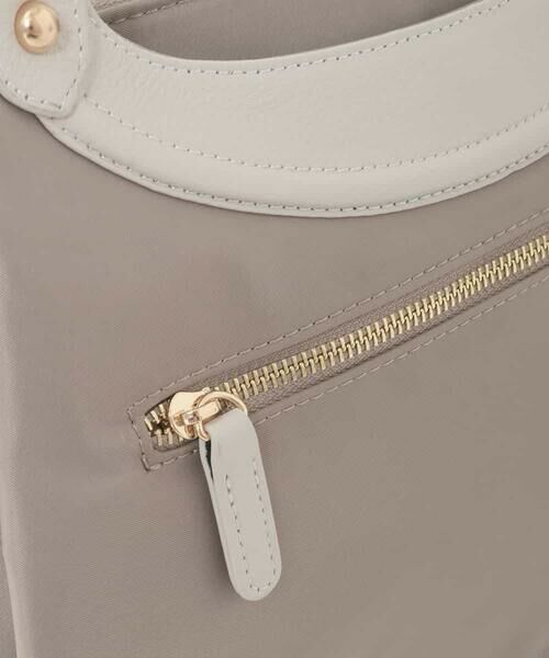 MK MICHEL KLEIN BAG / エムケーミッシェルクランバッグ トートバッグ | 【2WAY】配色ポイントセパレートデザインバッグ | 詳細6