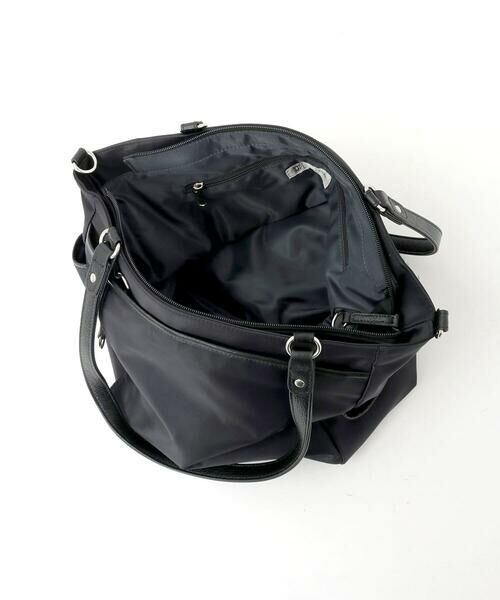 MK MICHEL KLEIN BAG / エムケーミッシェルクランバッグ トートバッグ | [2WAY/A4収納可]多機能ポケットナイロントートバッグ | 詳細14