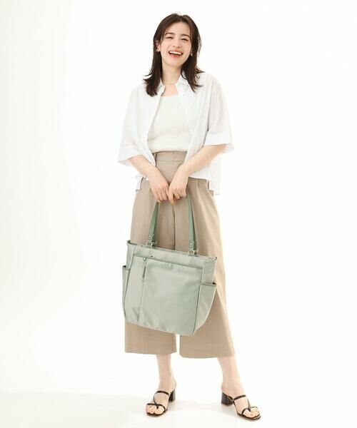 MK MICHEL KLEIN BAG / エムケーミッシェルクランバッグ トートバッグ | [2WAY/A4収納可]多機能ポケットナイロントートバッグ | 詳細17