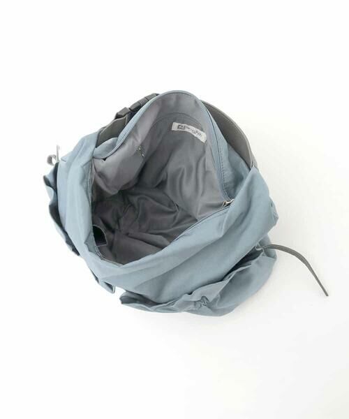 MK MICHEL KLEIN BAG / エムケーミッシェルクランバッグ ショルダーバッグ | 【2WAY】ギャザーポケットナイロンデザインバッグ | 詳細10