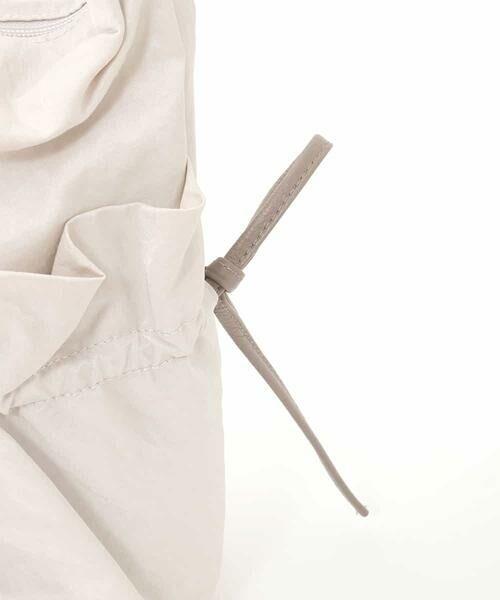 MK MICHEL KLEIN BAG / エムケーミッシェルクランバッグ ショルダーバッグ | 【2WAY】ギャザーポケットナイロンデザインバッグ | 詳細11