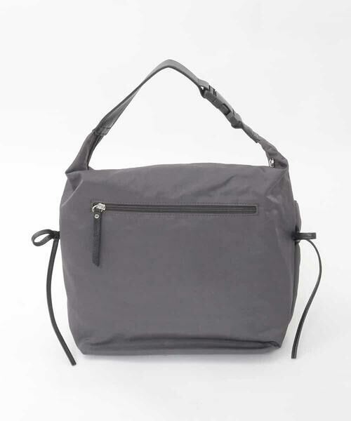 MK MICHEL KLEIN BAG / エムケーミッシェルクランバッグ ショルダーバッグ | 【2WAY】ギャザーポケットナイロンデザインバッグ | 詳細2