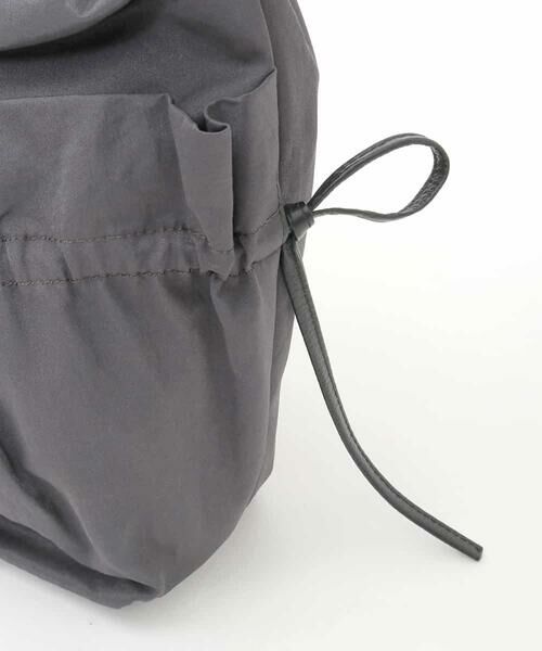 MK MICHEL KLEIN BAG / エムケーミッシェルクランバッグ ショルダーバッグ | 【2WAY】ギャザーポケットナイロンデザインバッグ | 詳細6