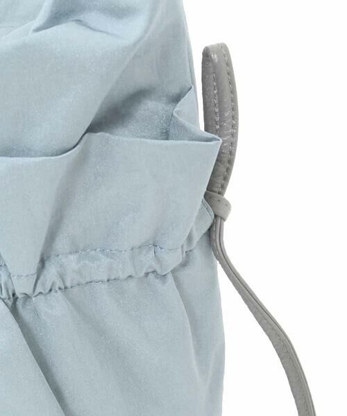 MK MICHEL KLEIN BAG / エムケーミッシェルクランバッグ ショルダーバッグ | 【2WAY】ギャザーポケットナイロンデザインバッグ | 詳細9