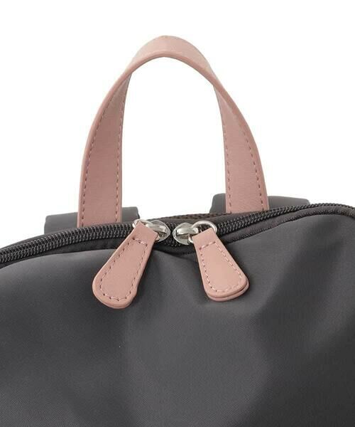 MK MICHEL KLEIN BAG / エムケーミッシェルクランバッグ リュック・バックパック | [撥水/A4収納可]多機能ポケットパイピングデザインリュック | 詳細10