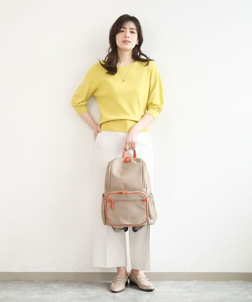 MK MICHEL KLEIN BAG / エムケーミッシェルクランバッグ リュック・バックパック | [撥水/A4収納可]多機能ポケットパイピングデザインリュック | 詳細16