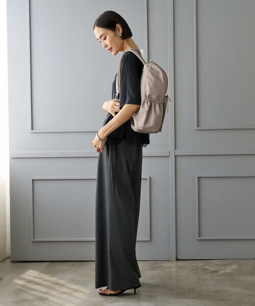 MK MICHEL KLEIN BAG / エムケーミッシェルクランバッグ リュック・バックパック | [撥水/A4収納可]多機能ポケットパイピングデザインリュック | 詳細19