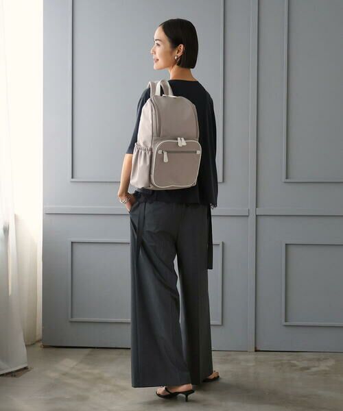 MK MICHEL KLEIN BAG / エムケーミッシェルクランバッグ リュック・バックパック | [撥水/A4収納可]多機能ポケットパイピングデザインリュック | 詳細21