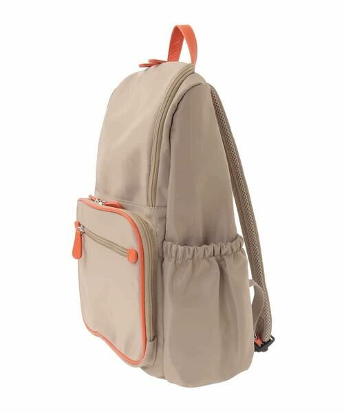 MK MICHEL KLEIN BAG / エムケーミッシェルクランバッグ リュック・バックパック | [撥水/A4収納可]多機能ポケットパイピングデザインリュック | 詳細3