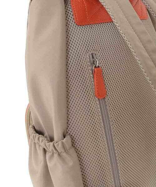 MK MICHEL KLEIN BAG / エムケーミッシェルクランバッグ リュック・バックパック | [撥水/A4収納可]多機能ポケットパイピングデザインリュック | 詳細6