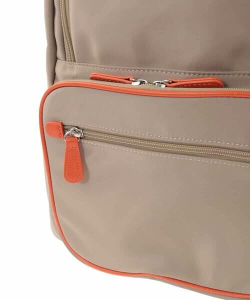 MK MICHEL KLEIN BAG / エムケーミッシェルクランバッグ リュック・バックパック | [撥水/A4収納可]多機能ポケットパイピングデザインリュック | 詳細7