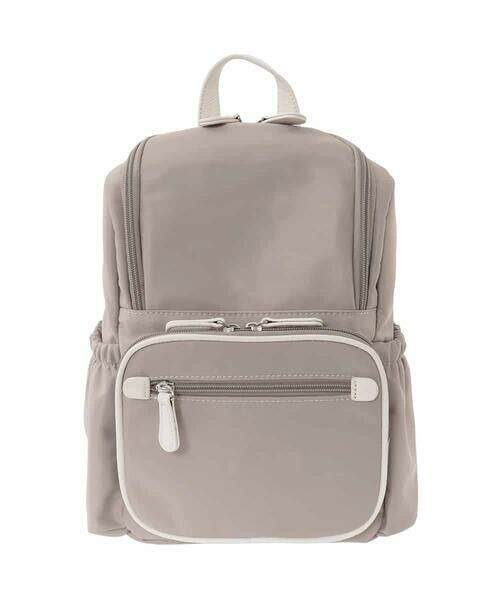 MK MICHEL KLEIN BAG / エムケーミッシェルクランバッグ リュック・バックパック | [撥水/500g以下]多機能ポケットパイピングコンパクトリュック | 詳細2