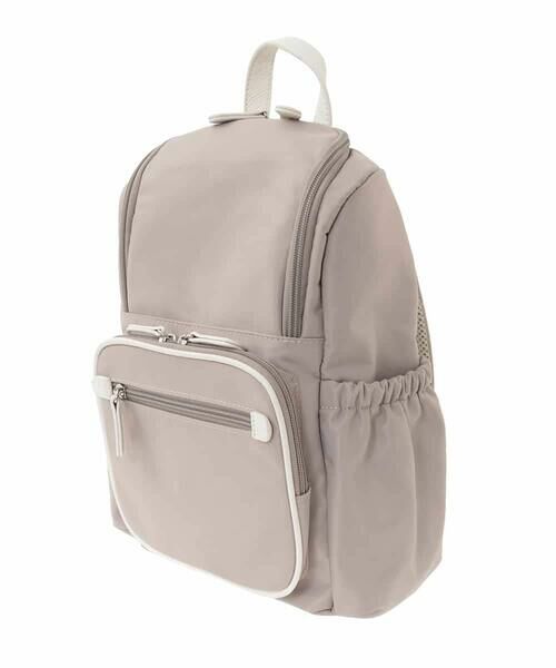 MK MICHEL KLEIN BAG / エムケーミッシェルクランバッグ リュック・バックパック | [撥水/500g以下]多機能ポケットパイピングコンパクトリュック | 詳細3