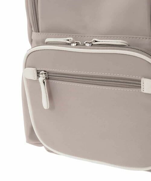 MK MICHEL KLEIN BAG / エムケーミッシェルクランバッグ リュック・バックパック | [撥水/500g以下]多機能ポケットパイピングコンパクトリュック | 詳細7