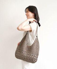 MK MICHEL KLEIN BAG / エムケーミッシェルクランバッグ ショルダーバッグ | ワンハンドルメッシュペーパーバッグ