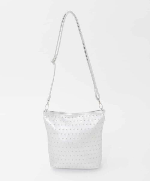MK MICHEL KLEIN BAG / エムケーミッシェルクランバッグ ショルダーバッグ | [2WAY/軽量]スタッズワンハンドルバッグ | 詳細11