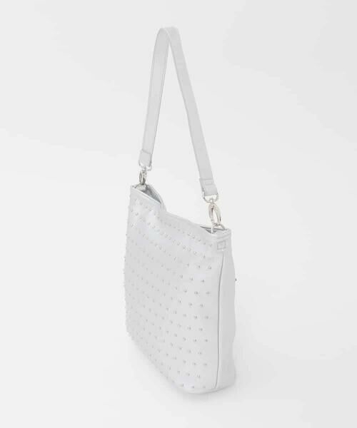 MK MICHEL KLEIN BAG / エムケーミッシェルクランバッグ ショルダーバッグ | [2WAY/軽量]スタッズワンハンドルバッグ | 詳細9