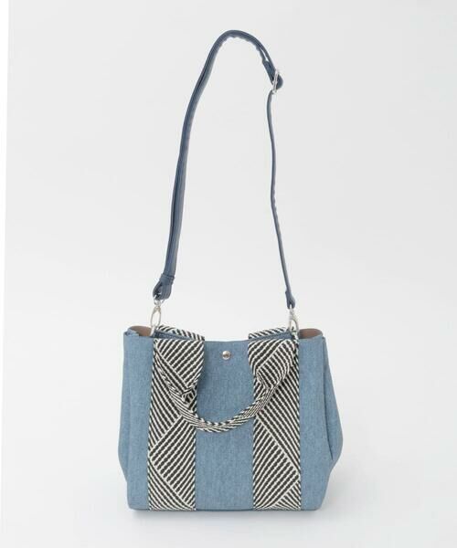 MK MICHEL KLEIN BAG / エムケーミッシェルクランバッグ トートバッグ | [2WAY]ヘリンボーンハンドルミニトートバッグ | 詳細3