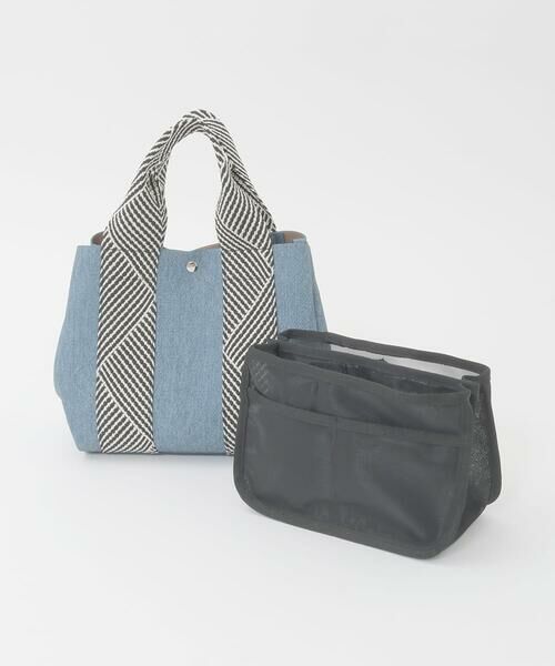 MK MICHEL KLEIN BAG / エムケーミッシェルクランバッグ トートバッグ | [2WAY]ヘリンボーンハンドルミニトートバッグ | 詳細4