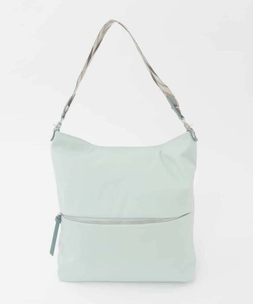 MK MICHEL KLEIN BAG / エムケーミッシェルクランバッグ ショルダーバッグ | [2WAY]アクセントハンドルナイロンバッグ | 詳細1