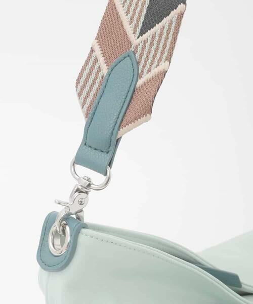 MK MICHEL KLEIN BAG / エムケーミッシェルクランバッグ ショルダーバッグ | [2WAY]アクセントハンドルナイロンバッグ | 詳細5