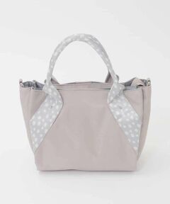 MK MICHEL KLEIN BAG / エムケーミッシェルクランバッグ その他小物 | [2WAY]ドットハンドルナイロンコンパクトバッグ