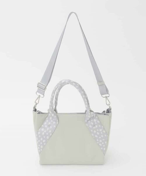 MK MICHEL KLEIN BAG / エムケーミッシェルクランバッグ その他小物 | [2WAY]ドットハンドルナイロンコンパクトバッグ | 詳細3