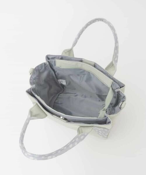 MK MICHEL KLEIN BAG / エムケーミッシェルクランバッグ その他小物 | [2WAY]ドットハンドルナイロンコンパクトバッグ | 詳細8