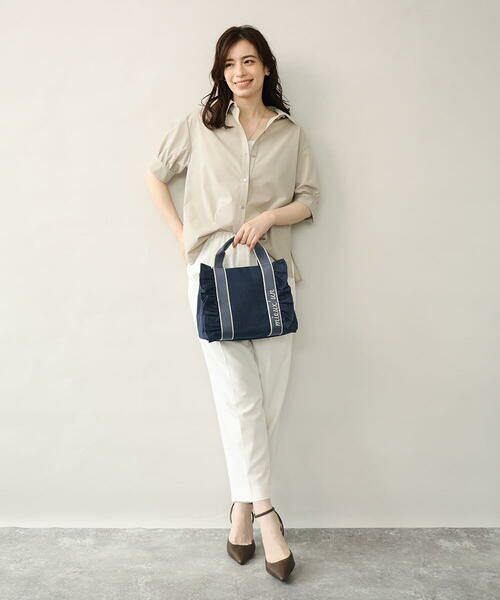 MK MICHEL KLEIN BAG / エムケーミッシェルクランバッグ その他小物 | [WEB限定/300g以下の軽量]サイドフリルスクエアデザインバッグ | 詳細21