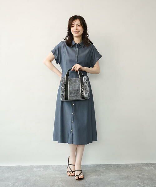 MK MICHEL KLEIN BAG / エムケーミッシェルクランバッグ その他小物 | [WEB限定/300g以下の軽量]サイドフリルスクエアデザインバッグ | 詳細23