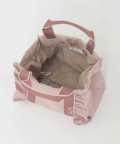 MK MICHEL KLEIN BAG / エムケーミッシェルクランバッグ その他小物 | [WEB限定/300g以下の軽量]サイドフリルスクエアデザインバッグ | 詳細7