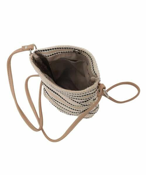 MK MICHEL KLEIN BAG / エムケーミッシェルクランバッグ トートバッグ | [ショルダーポーチ付き]コードストライプデザインバッグ | 詳細11