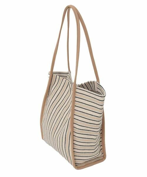 MK MICHEL KLEIN BAG / エムケーミッシェルクランバッグ トートバッグ | [ショルダーポーチ付き]コードストライプデザインバッグ | 詳細2