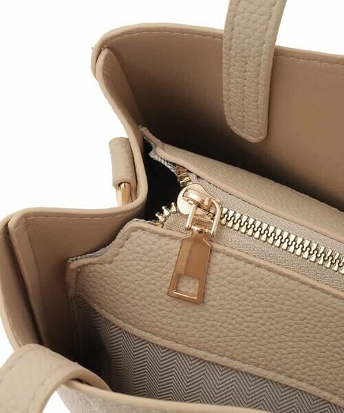MK MICHEL KLEIN BAG / エムケーミッシェルクランバッグ トートバッグ | [2WAY]ベルトフラップスクエアミニトートバッグ | 詳細6