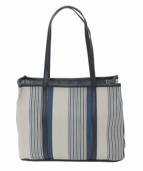 MK MICHEL KLEIN BAG / エムケーミッシェルクランバッグ トートバッグ | [ポーチチャーム付き]異素材ジョイントデザイントートバッグ | 詳細2