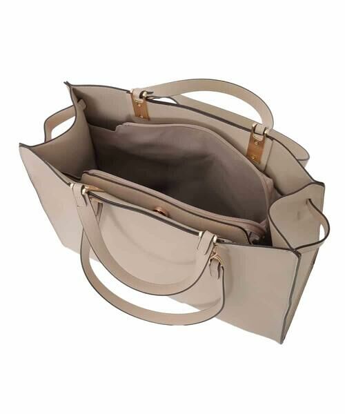 MK MICHEL KLEIN BAG / エムケーミッシェルクランバッグ トートバッグ | [A4収納可]ダブルハンドルスクエアバッグ | 詳細7
