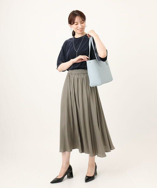 MK MICHEL KLEIN BAG / エムケーミッシェルクランバッグ トートバッグ | [2WAY/A4収納可]合成皮革エンボスビジネストート | 詳細19